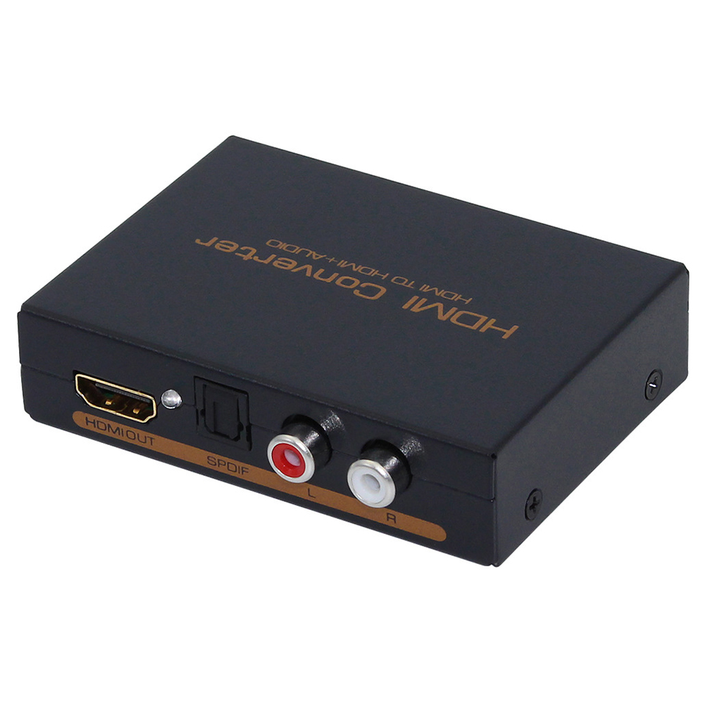 

1080P HDMI-Compatible Audio Extractor Optical SPDIF + RCA R/L Audio Output, 501 Original