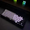 &ldquo;Love&rdquo; transparent side-engraved translucent keycaps OEM height Wooting ATK68 magnetic axis PC translucent keycaps