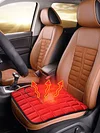 12V Car Seat Heated Cover 40W Electric Heating Pads Anti-slip Front Seat Cushion