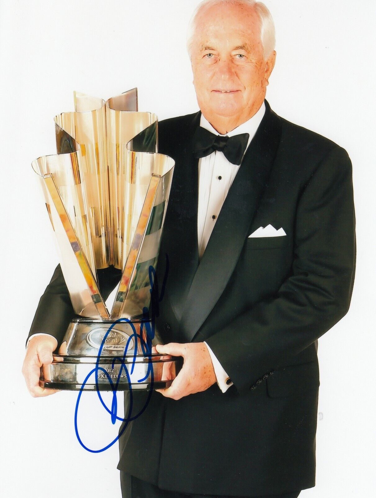 Roger Penske #0 8x10 Signed Photo Poster painting w/ COA Auto Racing 031019