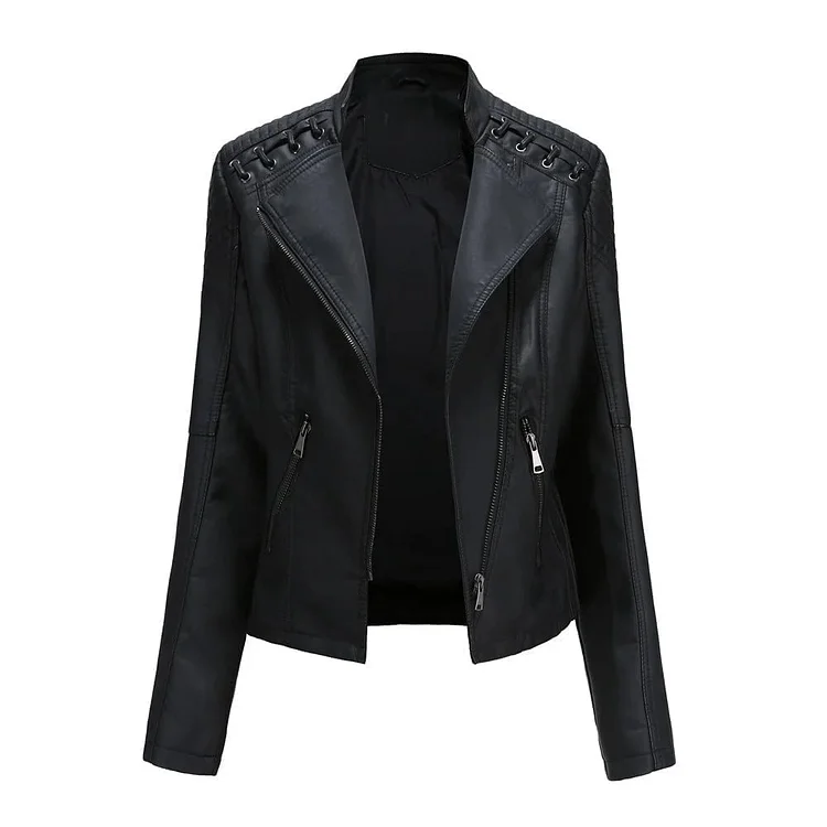 🔥 Washed Leather Jacket