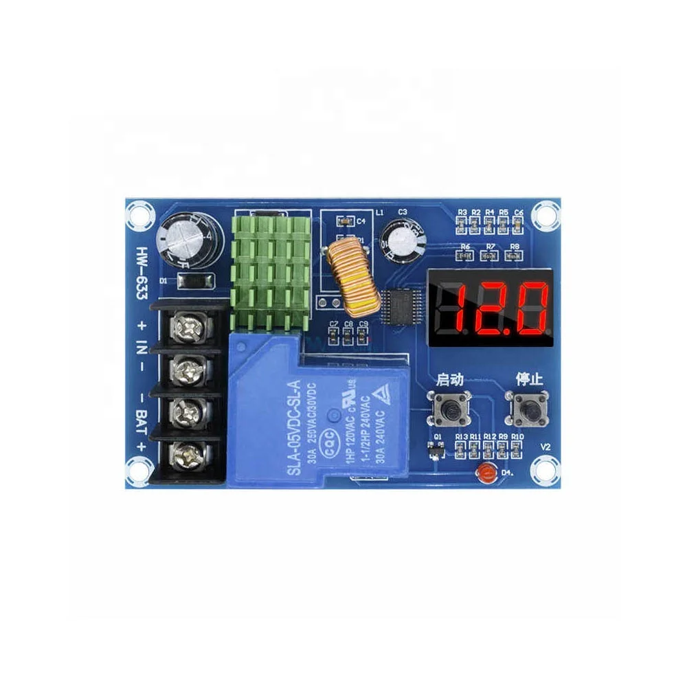 DC6-60V 30A Car Battery Charger Control Protection Switch Lead Acid Lithium Battery Digital Solar Charge Controller