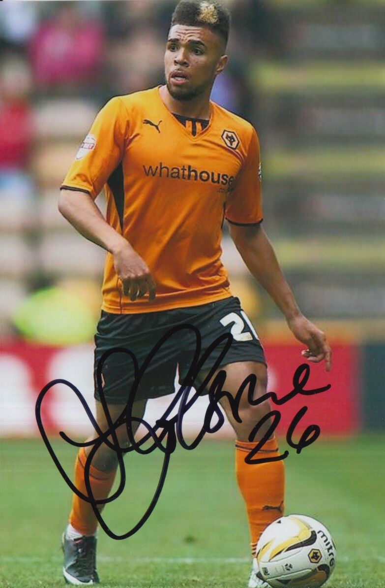 WOLVES HAND SIGNED SCOTT GOLBOURNE 6X4 Photo Poster painting 1.