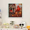 Birdhouse Cardinal-11CT Stamped Cross Stitch 50*50cm