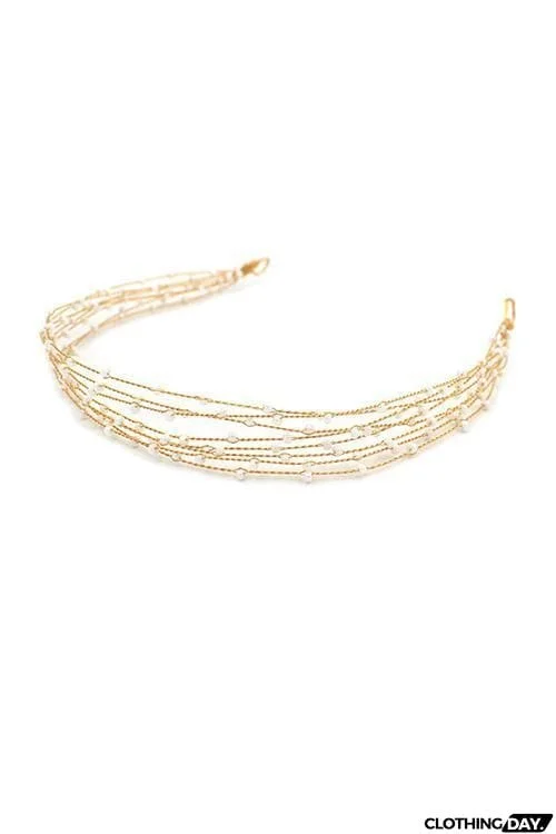 Mini Pearl Layer Hair Band