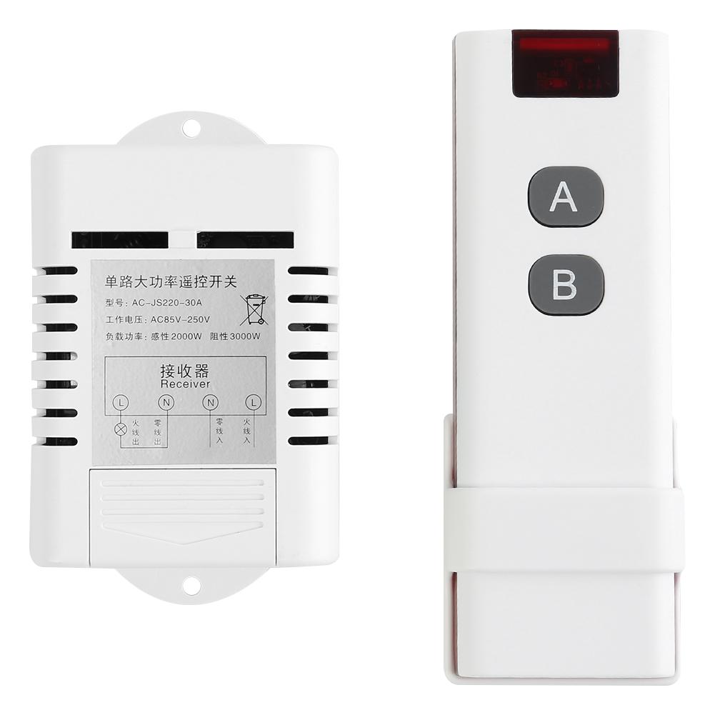 

Smart Home AC85V-250V 433MHZ 1CH Switch Remote Control System for Light, 501 Original