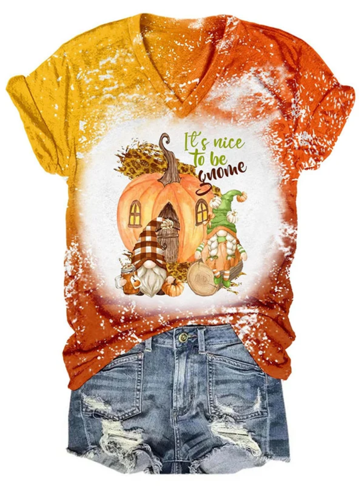 Women's Casual Printed Short Sleeve T-Shirt