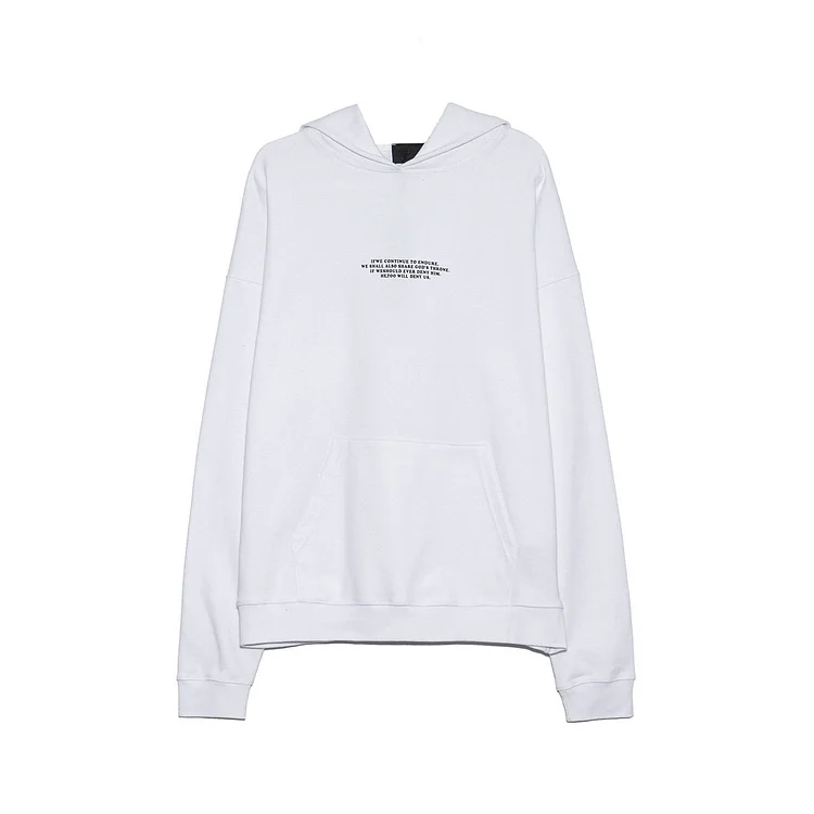 Fog Essentials Hoodie Autumn and Winter Fog Season 7 Sanskrit Letter Hooded Sweater