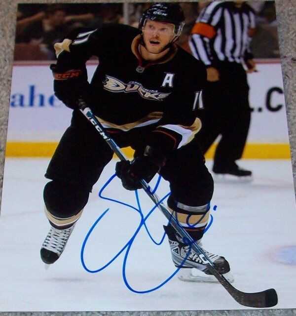 SAKU KOIVU SIGNED ANAHEIM DUCKS 8x10 Photo Poster painting A w/PROOF