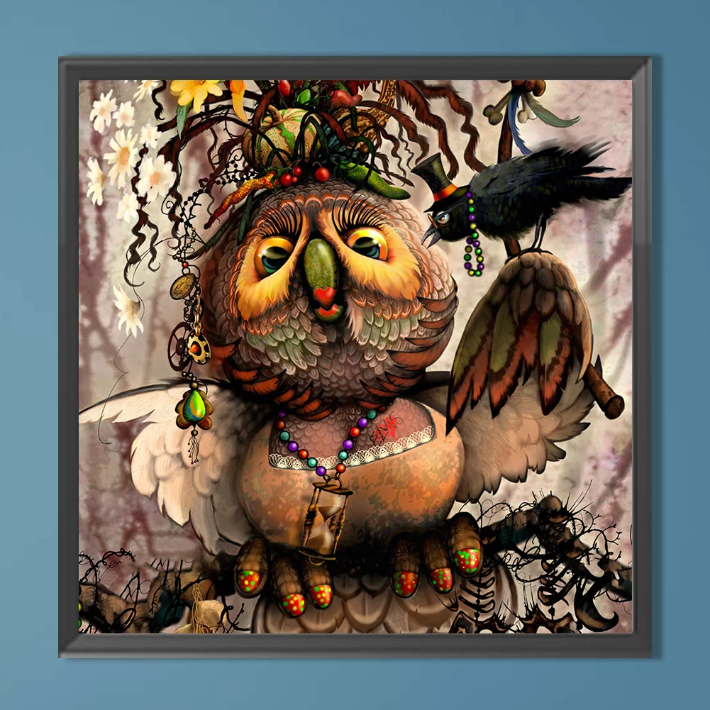 Diamond Painting - Full Round Drill - Bird(Canvas|40*40cm)