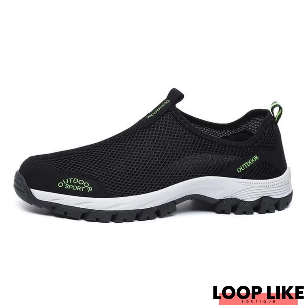 Men Comfortable Casual Shoes Slip-On Breathable Air Mesh Flats Trainers Sneakers Water Loafers