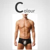 Ultra-thin ice silk mesh transparent sexy seamless boxer briefs