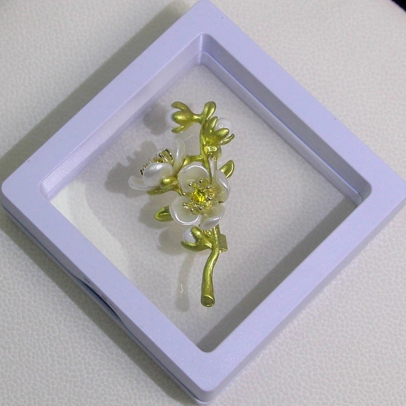 Basic Modern Style Classic Style Pin Animal Flower Alloy Plating Inlay Artificial Pearls Rhinestones Women’s Brooches