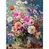 Framed Daisy-Paint By Numbers Acrylic Painting 30*40Cm With Color Box 5Ml（18Colors）