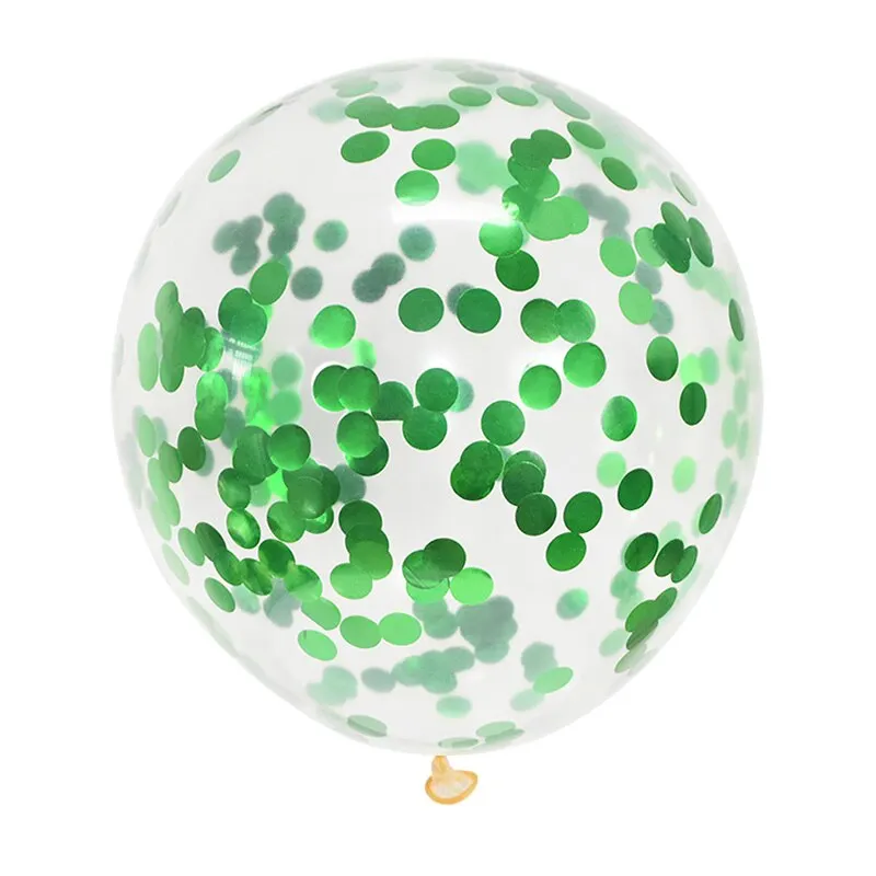 5/10/20pcs Gold Confetti Latex Balloons Glitter Clear Transparent Helium Balloon Wedding Baby Shower Birthday Party Decorations