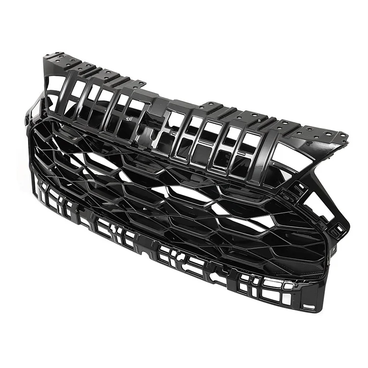 SEBLAFF Front Bumper Upper Grille Gloosy Black Honeycomb Grill Replacement for 2023 2024 HRV