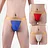 Sellsworld 3pcs Mens Sexy Thong Panties Low-Waisted Mesh Jock Strap G-Strings Brief Man T-Back Open Butt Lingerie Elasticity Gay Underwear