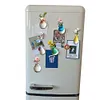 3D Resin Vase Fridge Magnet DIY Mini Floral Vase Fridge Stickers for Home Decor
