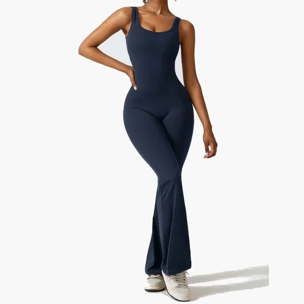 Backless V-line Jumpsuit