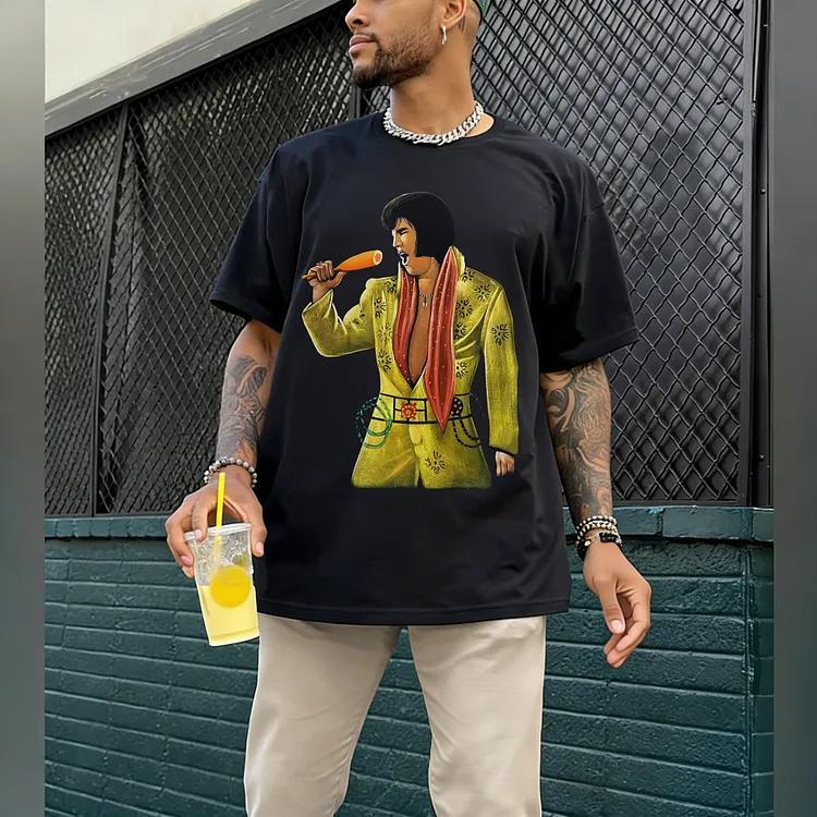 Elvis Presley Printed Men's T-shirt