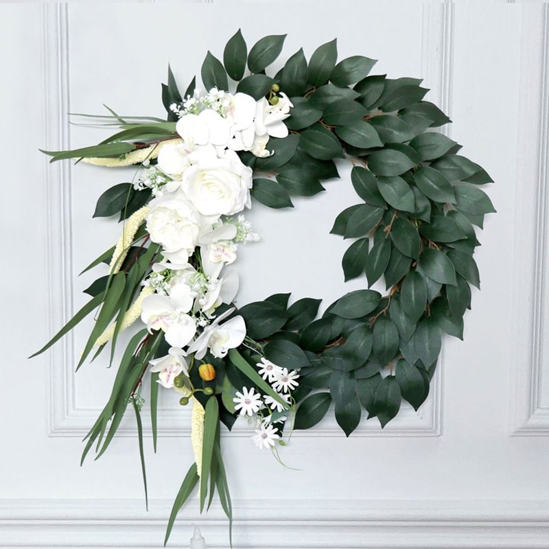 Silk Peonies and Roses Elegant Summer Front Door Wreaths Elegant Fall Wreaths、、sdecorshop
