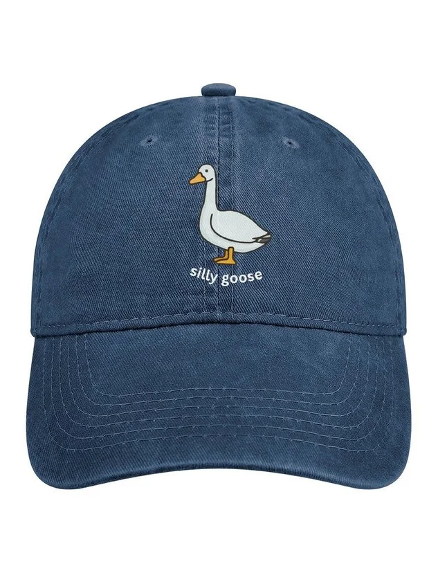 Funny Silly Goose Denim Hat socialshop