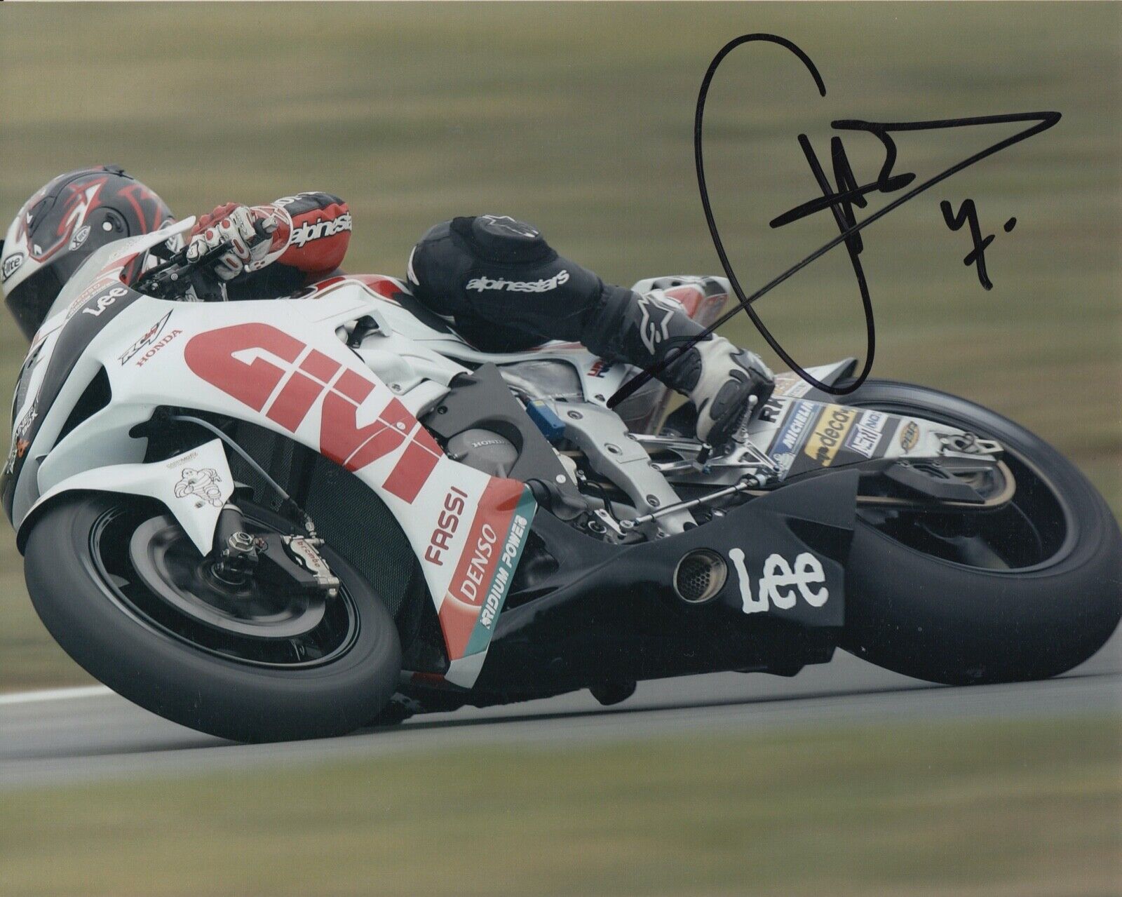 Carlos Checa Hand Signed 10x8 Photo Poster painting - Autograph - MotoGP.