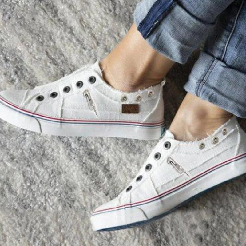 2020 Women Vulcanized Sneakers Breathable Flat Casual Classic Shoes Woman Spring Autumn Canvas Zapatos Mujer Casual Shoes Women