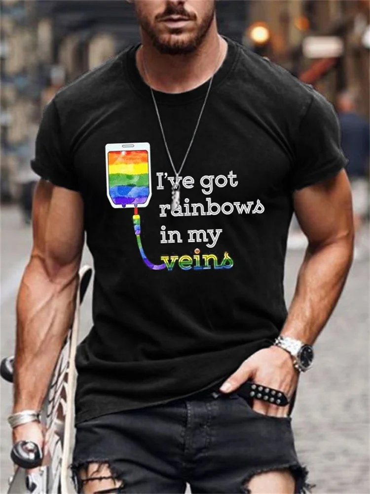 I've Got Rainbows In My Veins T Shirt
