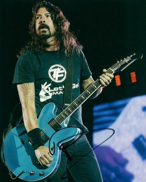 REPRINT - DAVE GROHL Foo Fighters Nirvana Autographed Signed 8 x 10 Photo Poster painting Poster