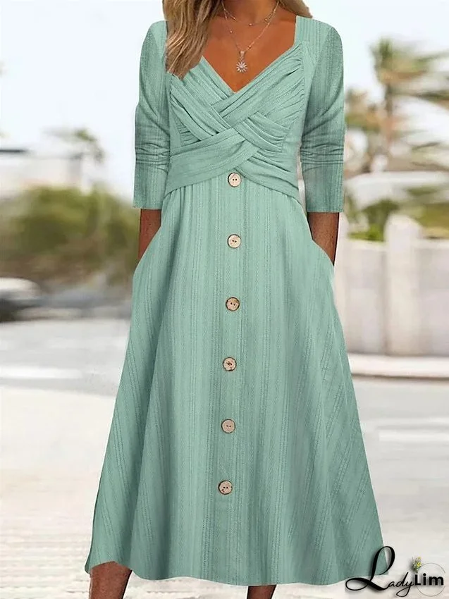 Casual and Effortless winter Dress