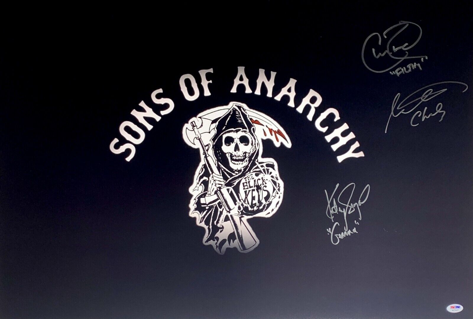 Sons of Anarchy Signed 20x30 Photo Poster painting Katey Sagal +2 PSA W27547