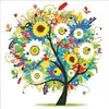 Lucky Tree-Partial 9CT Stamped Cross Stitch Bead Embroidery 55*55cm