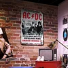 AC/DC - Panneaux en &eacute;tain m&eacute;tallique(20*30cm/30*40cm) - Musique