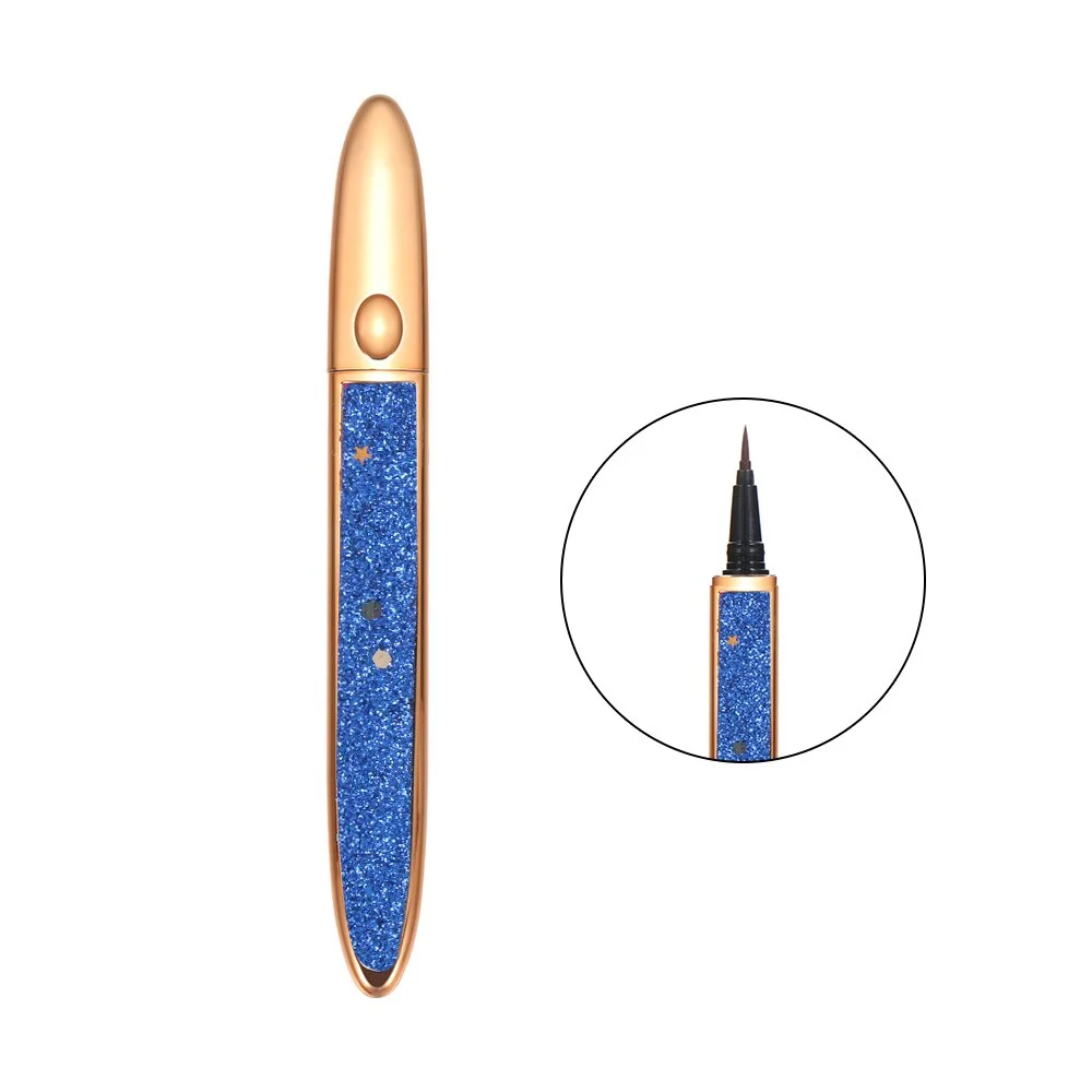 Magic Self-adhesive Liquid Eyeliner Pencil No Glue Magnetic Needed for Eyelashes Waterproof Eye Liner Pen Makeup Cosmetic