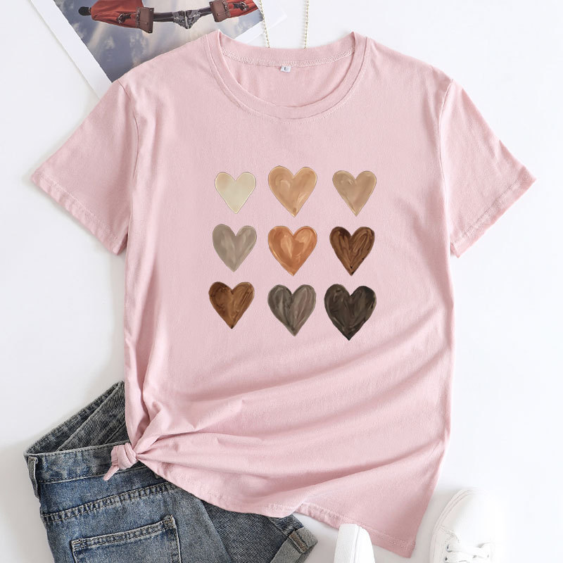 Hearts Women's Cotton T-Shirt | ARKGET
