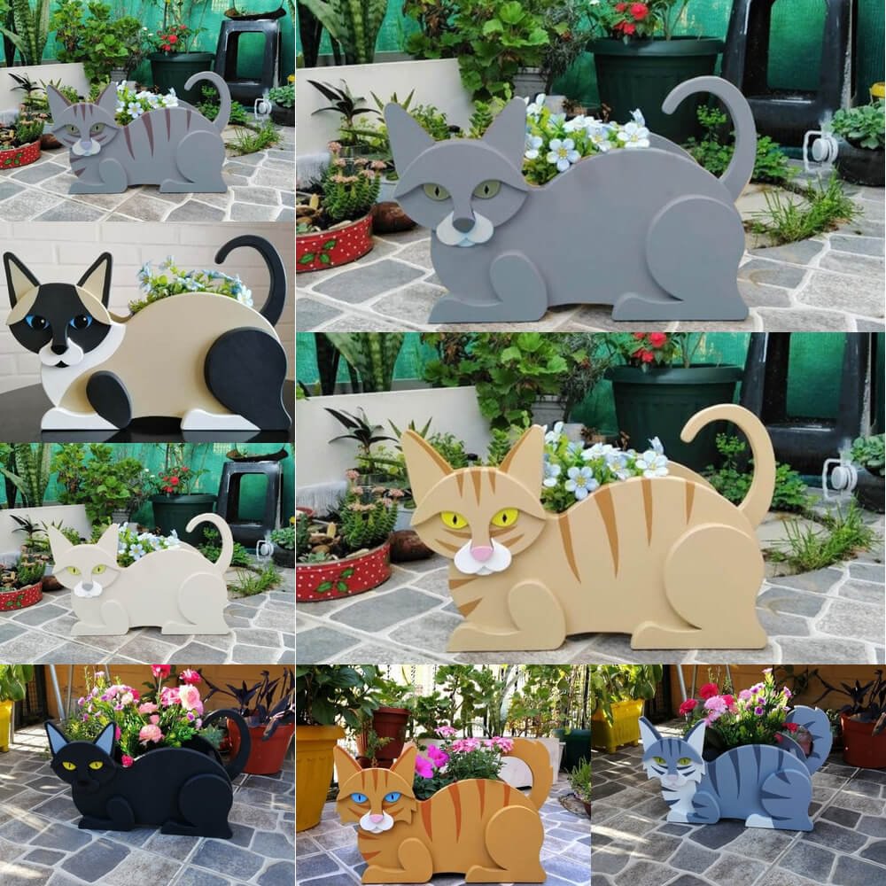 [Buy 2 Free shipping] （ Garden Upgrade）Cat Planter-Garden Decor-Lovely Decor