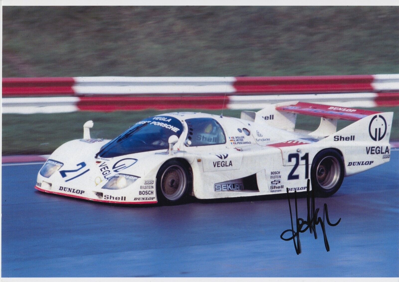 Hans Heyer Hand Signed 12x8 Photo Poster painting - Le Mans Autograph 1.