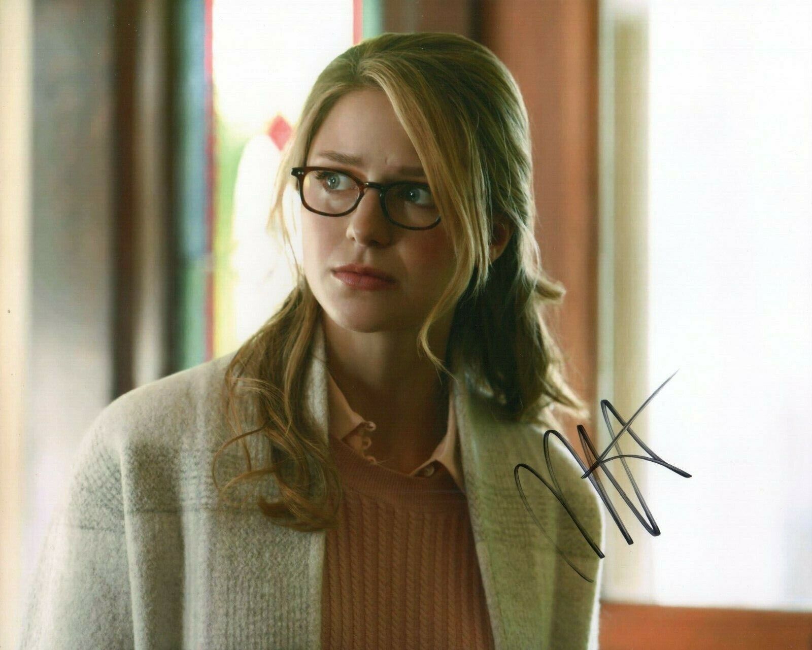 Autographed Melissa Benoist signed 8 x 10 Photo Poster painting Really Nice