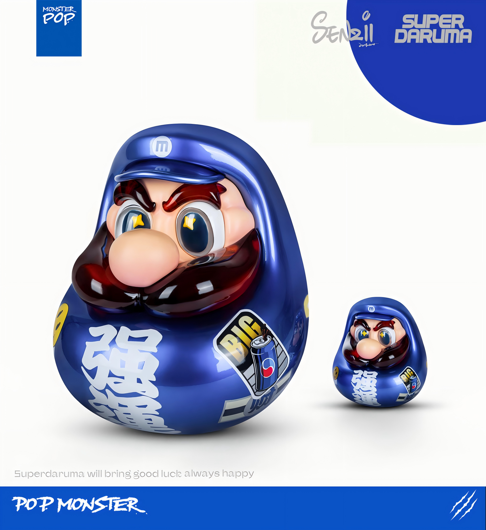 🔥【In stock】Super Daruma Series-Strong Luck Daruma