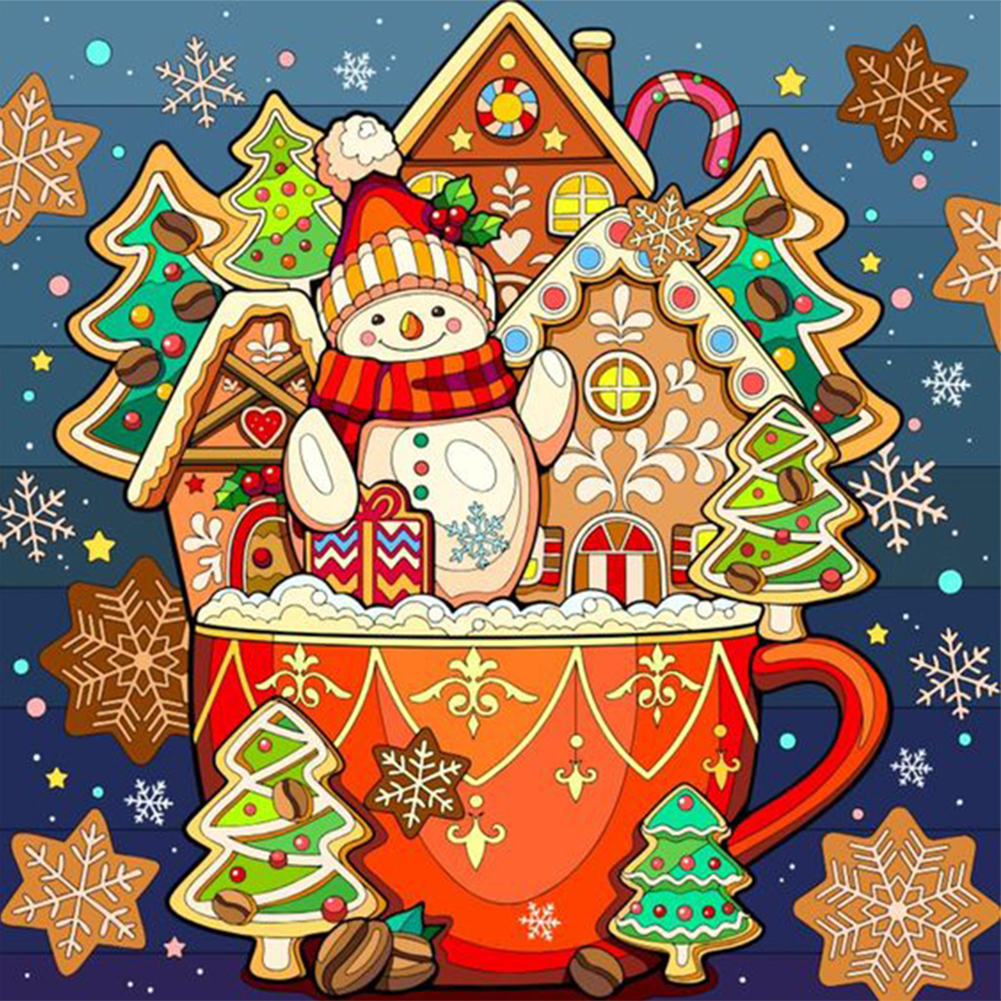 

Christmas Tea - Round Drill Diamond Painting - 40*40CM, 501 Original