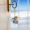 6Pcs DIY Diamond Painting Dragonfly Keychain