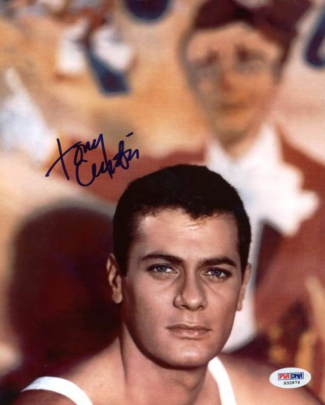 Tony Curtis The Defiant Ones Signed Authentic 8X10 Photo Poster painting PSA/DNA #S32879