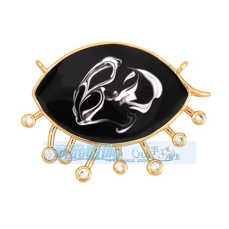 1 Piece Copper Devil’s Eye Pendant Jewelry Accessories