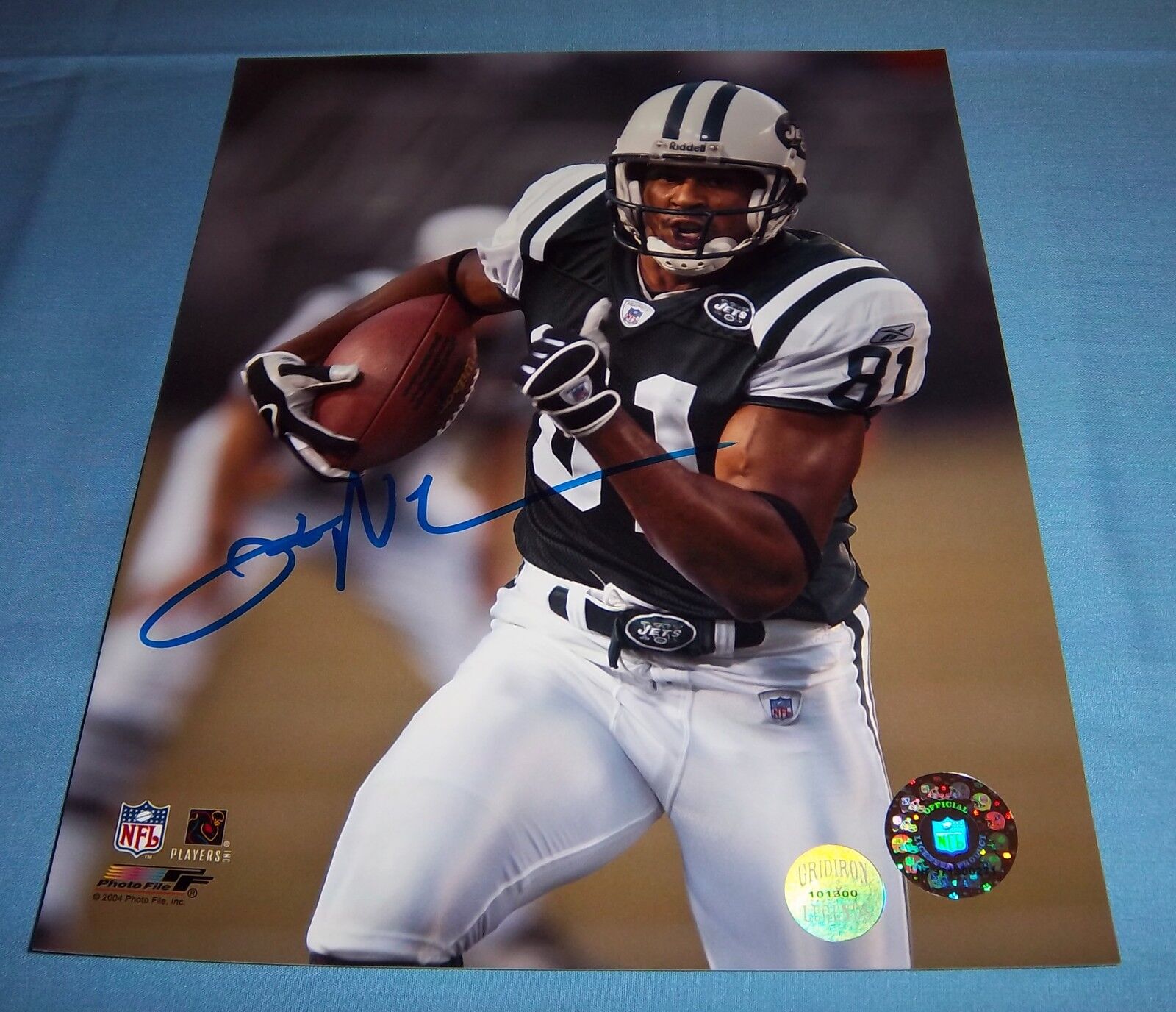 New York Jets Justin McCareins Signed Autographed 8x10 Photo Poster painting Northern Illinois E