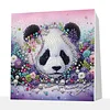 DIY Pearl Painting Cute Panda for Home Wall Decor with Frame(25x25cm)
