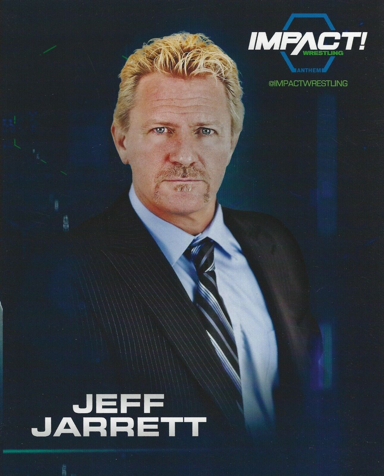 Jeff Jarrett Official 8x10 Promo Photo Poster painting Picture Impact Pro Wrestling WWE TNA WCW