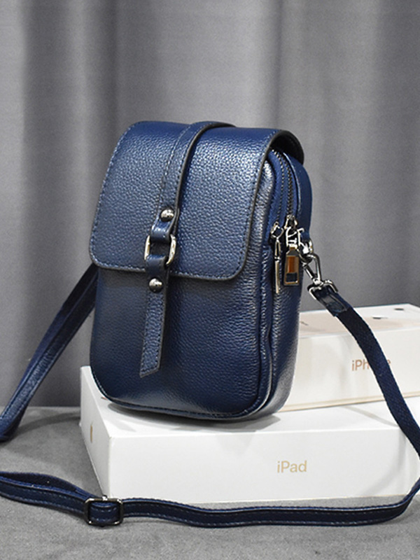 Cow Leather Large Capacity Crossbody Bag wearshes