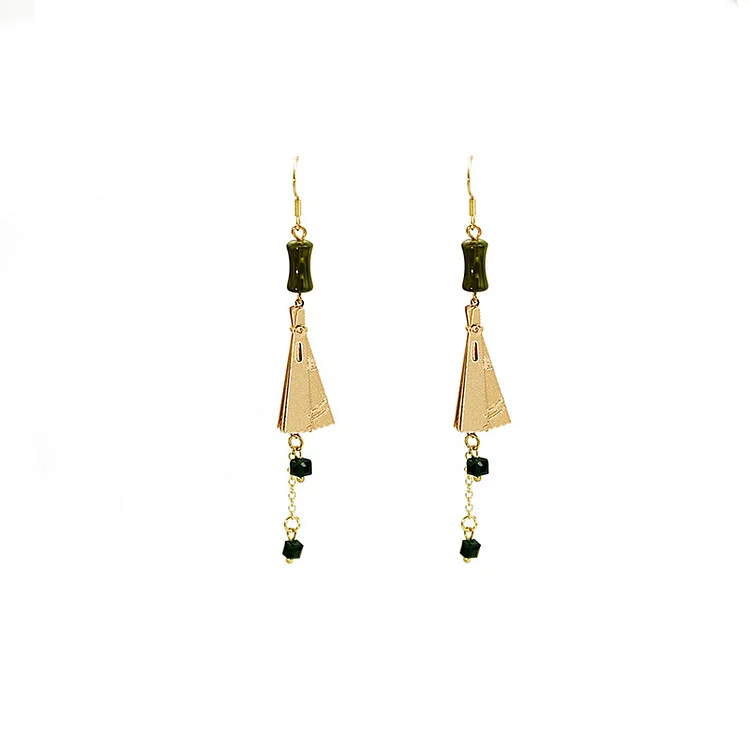 Fan-shaped Earrings 