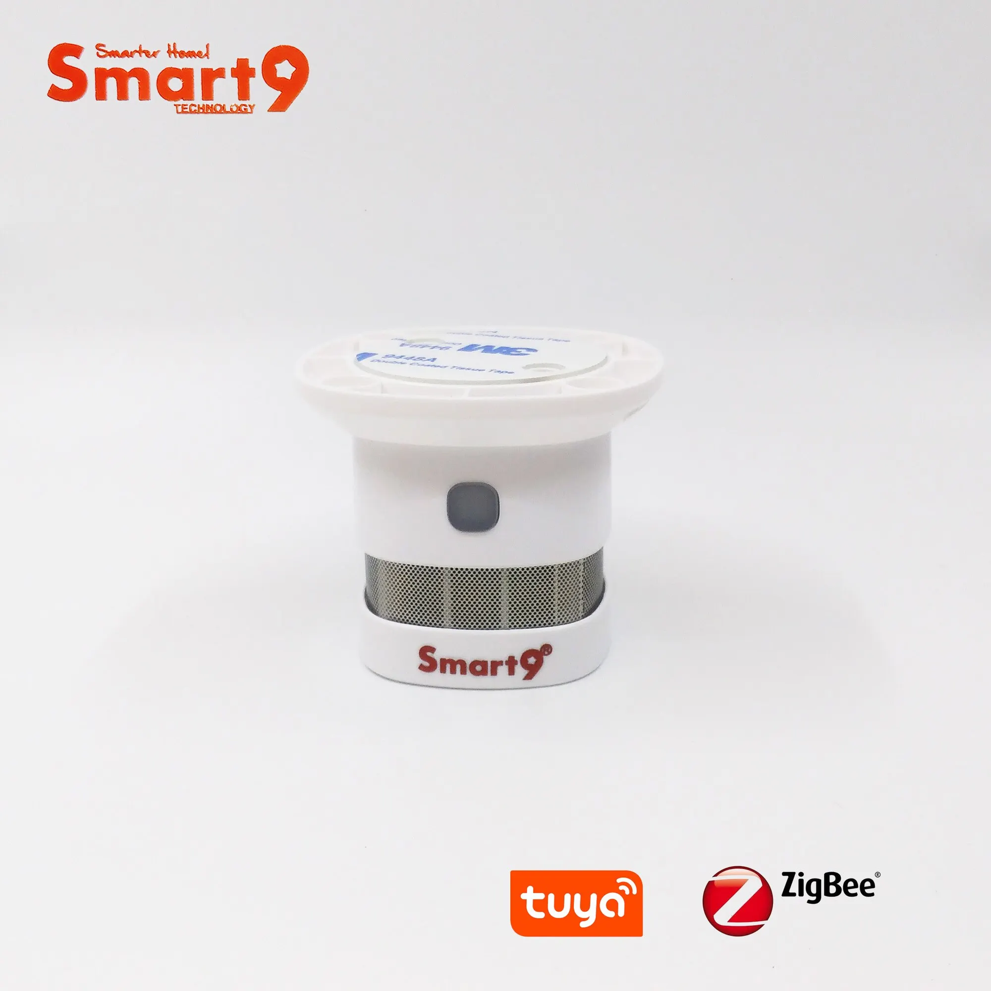 Smart9 ZigBee Smoke Detector Working with TuYa ZigBee Hub, Fire Alarm ...